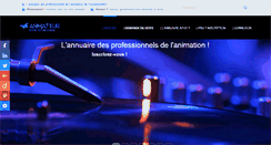 Desktop Screenshot of animateurpourvotresoiree.com